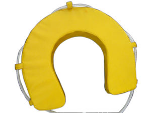 Anneau <span class=keywords><strong>de</strong></span> <span class=keywords><strong>bouée</strong></span> <span class=keywords><strong>de</strong></span> <span class=keywords><strong>sauvetage</strong></span> <span class=keywords><strong>de</strong></span> <span class=keywords><strong>fer</strong></span> <span class=keywords><strong>à</strong></span> <span class=keywords><strong>cheval</strong></span> d'EVA avec la flottabilité orange/blanche/jaune 120N <span class=keywords><strong>de</strong></span> couleur - Product Image 2