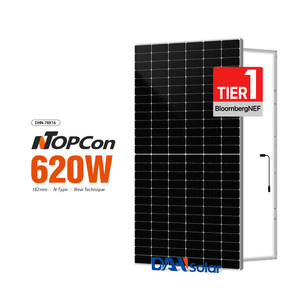 Rotterdam แผงเซลล์แสงอาทิตย์แบบสองหน้า610W 620W 600W - Product Image 5