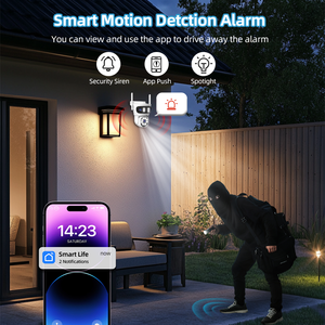 Cámara <span class=keywords><strong>WiFi</strong></span> 6K con 3 Lentes y 3 Pantallas, Cámara PTZ con Conexión <span class=keywords><strong>WiFi</strong></span>+BLE, Seguimiento Automático <span class=keywords><strong>de</strong></span> Personas con IA, Detección <span class=keywords><strong>de</strong></span> Movimiento, Cámara <span class=keywords><strong>de</strong></span> <span class=keywords><strong>Seguridad</strong></span> CCTV para Exteriores - Product Image 3