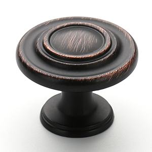 ドレッサー引き出し用キャビネットハードウェアワードローブノブオイルラビングブロンズ亜鉛ノブ1889 - Product Image 1