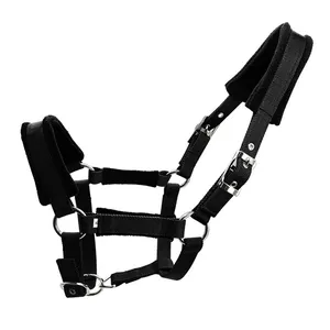 Horse Bridle Padded Comfort band Horse Bridle With Classic Black Color High Quality PVC Padded Adjustable Horse Bridle
