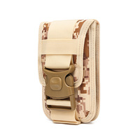 Sac de taille tactique universel, étui vertical EDC et pochette pour portefeuille, pour extérieur, MOLLE, étanche, porte-téléphone