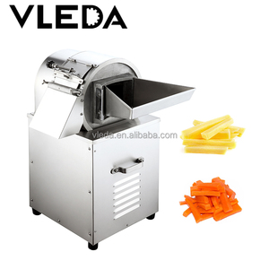 Machine à couper les frites <span class=keywords><strong>et</strong></span> les <span class=keywords><strong>chips</strong></span> de pommes de terre électriques automatiques, coupe-frites avec moteur, acier inoxydable 550W - Product Image 1