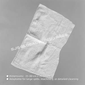 Trapos de Tela Blancos, Trapos de Algodón Industrial Reciclado, Trapos de Toalla Blancos para Limpieza Industrial - Product Image 3