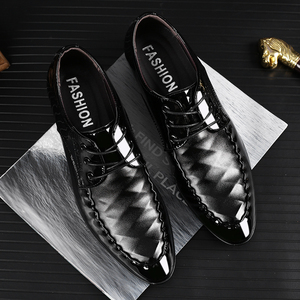 Zapatos De Vestir Para Hombres Men's Dress <strong>Leather</strong> Pointed Toe Shoes <strong>Italy</strong> 2026 Famous New Arrivals Shoes - Product Image 2