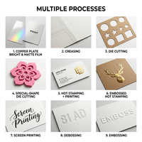 Tarjeta de Invitación de Boda con Corte Personalizado, Impresión Tipográfica, Marco Floral en Relieve 3D Vintage, Papel de Algodón Grueso para Despedida de Soltera