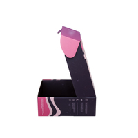 Cajas de correo corrugado autoadhesivas en forma de Piano, carpeta impresa de laminación mate, tapa transparente para envío, juguete de cartas de muñeca
