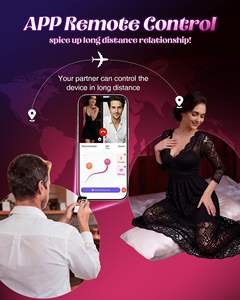 Vibrateur pour <span class=keywords><strong>couple</strong></span>, point G, clitoris, anal, avec fonction de poussée, télécommande via application, pour utilisation en position assise, type chaise, avec harnais, fonction de friction et godemiché vibrant - Product Image 3