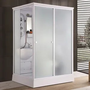 אלומיניום סגסוגת מזג זכוכית הזזה כיכר טרומי מקלחת חדר אמבטיה טרומי Pod עם מסגרת