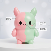 Caja Sorpresa Personalizada con Figura de Vinilo Kawaii, Juguete Coleccionable en Colores Pastel, Fabricación OEM/ODM, Venta al Por Mayor