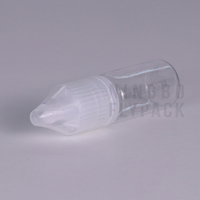 Bouteille compte-gouttes pour liquides E-Juice 10 ml PET transparente, bouteille en plastique 10 ml