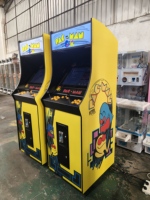 Machine de jeu d'arcade Pac-Man verticale, 2 joueurs, classique, à monnayeur, rétro, avec plateau multi-jeux