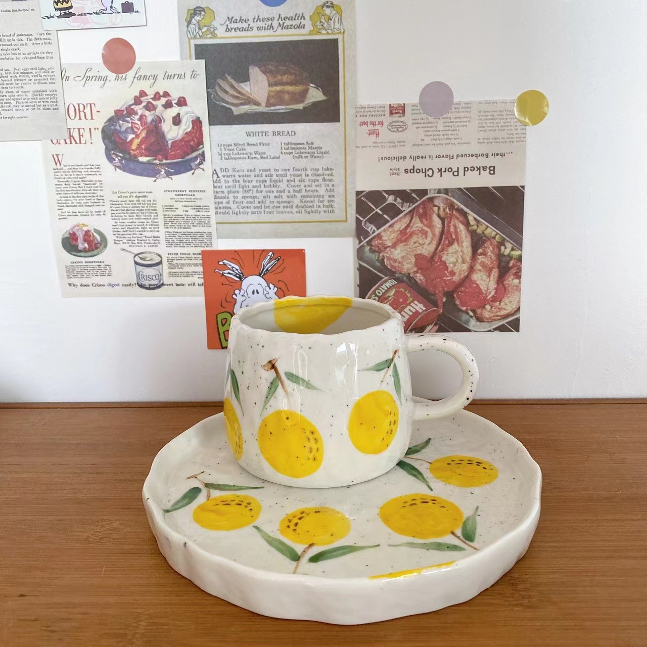 Citron - Tasse et Assiette