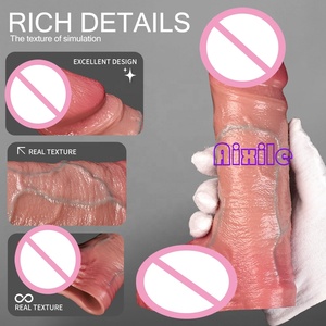 Penis-Hülle, Cock <span class=keywords><strong>Sleeve</strong></span>, Männliches Sexspielzeug, Realistischer Penisverlängerer, Wiederverwendbare Penis-Hülle, Penisvergrößerer, Erwachsenen-Spielzeug - Product Image 5