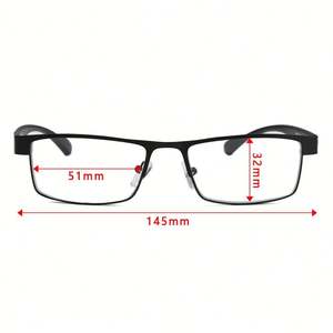 Gafas de Lectura con Montura Metálica para Hombre, Estilo Ejecutivo 2025, con Protección Anti Luz Azul y para Presbicia, de +1.0 a +4.0 - Product Image 5