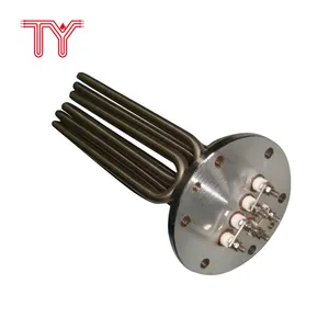 6000W 9000W Explosion Proof Electric Flange Heater Stainless Steel Tubular Heater