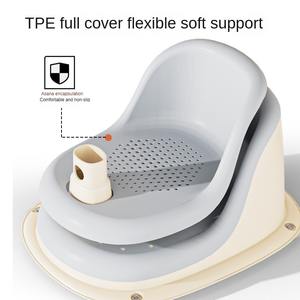 Silla de baño desmontable de dibujos animados para niños, antideslizante y anticaída, cómodo asiento de baño para bebés, baño para recién nacidos, libre de olores extraños - Product Image 5