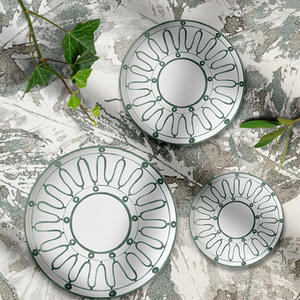 Vaisselle en céramique 4 pièces, banquet de mariage, spécial, créatif, vaisselle en porcelaine de Shuozhou, ensemble personnalisé, vente en gros - Product Image 4