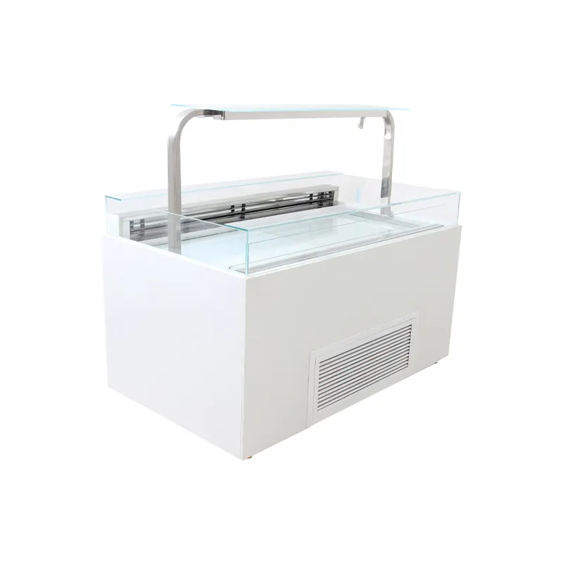 Air cooling refrigerated showcase sandwich counter refrigerated showcases for cakes