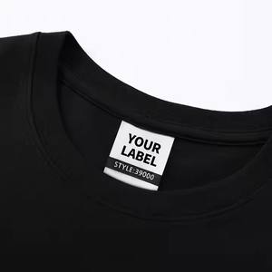 T-shirt unisexe pour homme BY39000, qualité de luxe, 100% coton, logo personnalisé imprimé, petite marque, blanc, surdimensionné, tricoté, coupe ample - Product Image 4