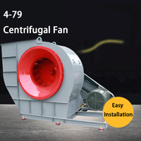 Ventilateur centrifuge triphasé 380V, petit ventilateur centrifuge pour l'extraction des gaz de cuisson dans les cuisines commerciales
