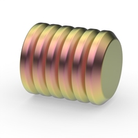 Aimants permanents en néodyme personnalisés Super Strong N45 N52 Matériaux magnétiques à disque cylindrique à tige ronde à vendre