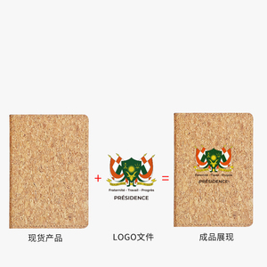 Funda de cuero de corcho para pasaporte con logotipo personalizado, portatarjetas de cordón, carteras para tarjetas de identificación, porta pasaporte, juego de etiquetas para equipaje - Product Image 3