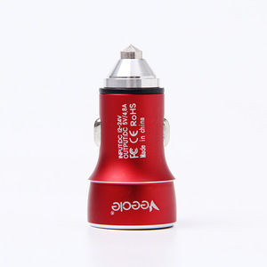 Chargeur de voiture VEECLE en alliage d'aluminium 12-24V DC, allume-cigare double USB 5V 2.4A à charge rapide pour <span class=keywords><strong>Tesla</strong></span> <span class=keywords><strong>Model</strong></span> <span class=keywords><strong>3</strong></span>/Y 2021-2023 - Product Image 6