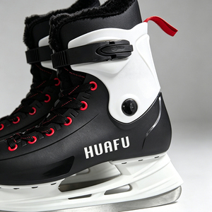 Patins à glace pour adultes, hommes, femmes, débutants, lame en acier, bottes de patinage sur glace chaudes, chaussures de patinage sur glace, taille 37-46 - Product Image 4