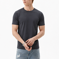T-shirt de sport à manches courtes et col rond pour homme, idéal pour la gym, la course à pied, le fitness, l'entraînement, vêtement de sport respirant, léger et doux