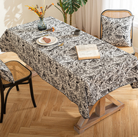 Factory Outlet Design klassischer Blumen garn gefärbter Jacquard-Stoff aus Polyester-Baumwolle für die Schuh dekoration