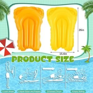 PVC Inflatable Duck Water <b>Slide</b> 610*168 CM with Two Skate Board for Kids Summer Outdoor Lawn Playing Water Fun - Product Image 3