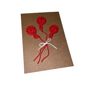 Kit de Carte de Vœux au <span class=keywords><strong>Crochet</strong></span> Personnalisable DIY pour Vente Chaude Transfrontalière – Cadeaux Festifs de Noël, Arbre de Noël, Ballon - Product Image 1