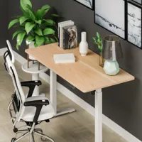 Bureau debout ergonomique au design moderne, réglable en hauteur, pour travailler assis ou debout