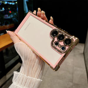 Anwendbar auf Samsung S24ultra Phone Case Creative Drop-Resistant S23ultra Zweifarbiger Galvanik-Vier-Ecken-Airbag S24 <span class=keywords><strong>PL</strong></span> - Product Image 6