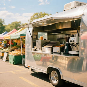 2025 Custom Cart Concession <b>Food</b> Ice Cream Mobile Trailers Catering <b>Truck</b> For <b>Sale</b> - Product Image 2