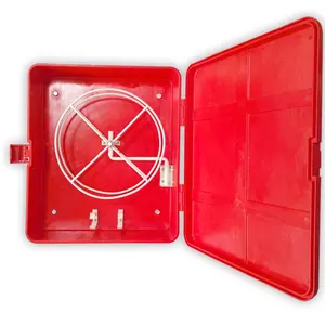 GH01-M1 590x470x170mm En Fiber De Verre feu armoires d'incendie avec PU enduit en acier bobine pour lutte contre l'incendie moule FRP matériel