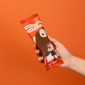 Factory Supply Chocolate Coated Ice Cream Bar Crispy Crunch Layers Milk Gelato Rich Chocolate Frozen OEM Bulk Treat - Product Image 1