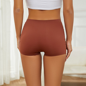 2024 vente en gros culottes sans couture femmes Boxer Lingerie jolis slips taille haute sous-vêtements glace soie Sexy <span class=keywords><strong>culotte</strong></span> OEM - Product Image 4