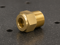 Embouts filetés de type CNC suisse pour collecteurs et blocs de commande |   Usinage sur mesure
