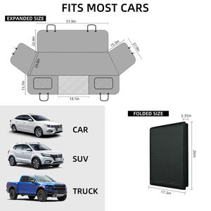 EasyInstall protezione del seggiolino <span class=keywords><strong>auto</strong></span> con fondo rigido impermeabile Oxford traspirante e pieghevole piastra di supporto <span class=keywords><strong>in</strong></span> Nylon per cani da compagnia - Product Image 3