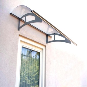 Cửa sổ ngoài trời mái hiên rõ ràng rắn <span class=keywords><strong>Polycarbonate</strong></span> tấm mái tán mái hiên - Product Image 2