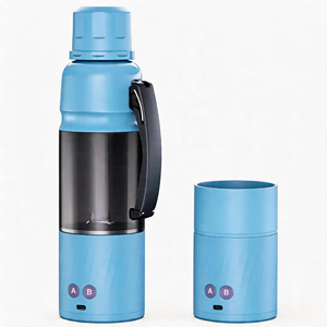 Extracteurs de jus électriques professionnels <span class=keywords><strong>pour</strong></span> smoothies, mélangeurs avec fonction de chauffage, 6 lames, batterie rechargeable 6000 mAh - Product Image 3