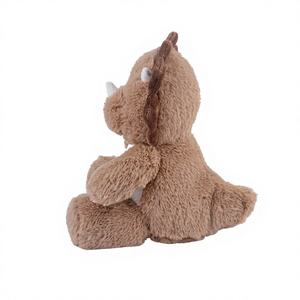 D KING D KING Peluche de Dinosaurio Triceratops Calentable en Microondas, Suave, Cálido y con Peso <span class=keywords><strong>para</strong></span> Niños y Adultos - Product Image 3