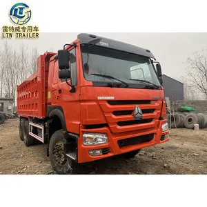 Sinotruck howo 6*4 Euro2 Euro3 40ton เครื่องยนต์ดีเซลคู่มือรถบรรทุกดั๊มพ์รถบรรทุกดั๊มพ์สําหรับขาย