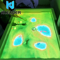Proyeksi Interaktif Kotak Pasir Ajaib, Fantastis Meja Pasir Menggali Permainan Dalam Ruangan Bermain Game untuk Anak-anak Permainan Holografik