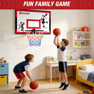 2025 Neuester <span class=keywords><strong>Mini</strong></span>-Basketballkorb - 25cm Kunststoffring mit 16cm Ball, Indoor-Basketballkorb Geeignet für Kinder von 4 bis 12 Jahren - Product Image 4