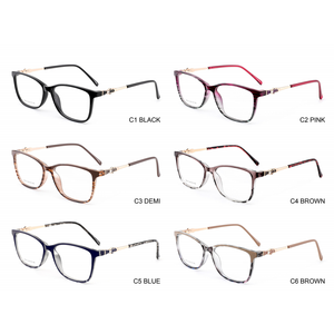 BONA múltiples especificaciones hoja <span class=keywords><strong>gafas</strong></span> rectángulo Metal <span class=keywords><strong>gafas</strong></span> ópticas marco negro miopía lente moda lectura - Product Image 6