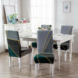 Wholesale High Quality Spandex <strong>Chair</strong> <strong>Covers</strong> Stretchable Waterproof Jacquard <strong>Dining</strong> Banquet Modern Luxury Style for Events - Product Image 2