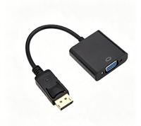 Adaptateur DP vers VGA en cuivre, directement de l'usine, pour câble convertisseur VGA pour ordinateur personnel
